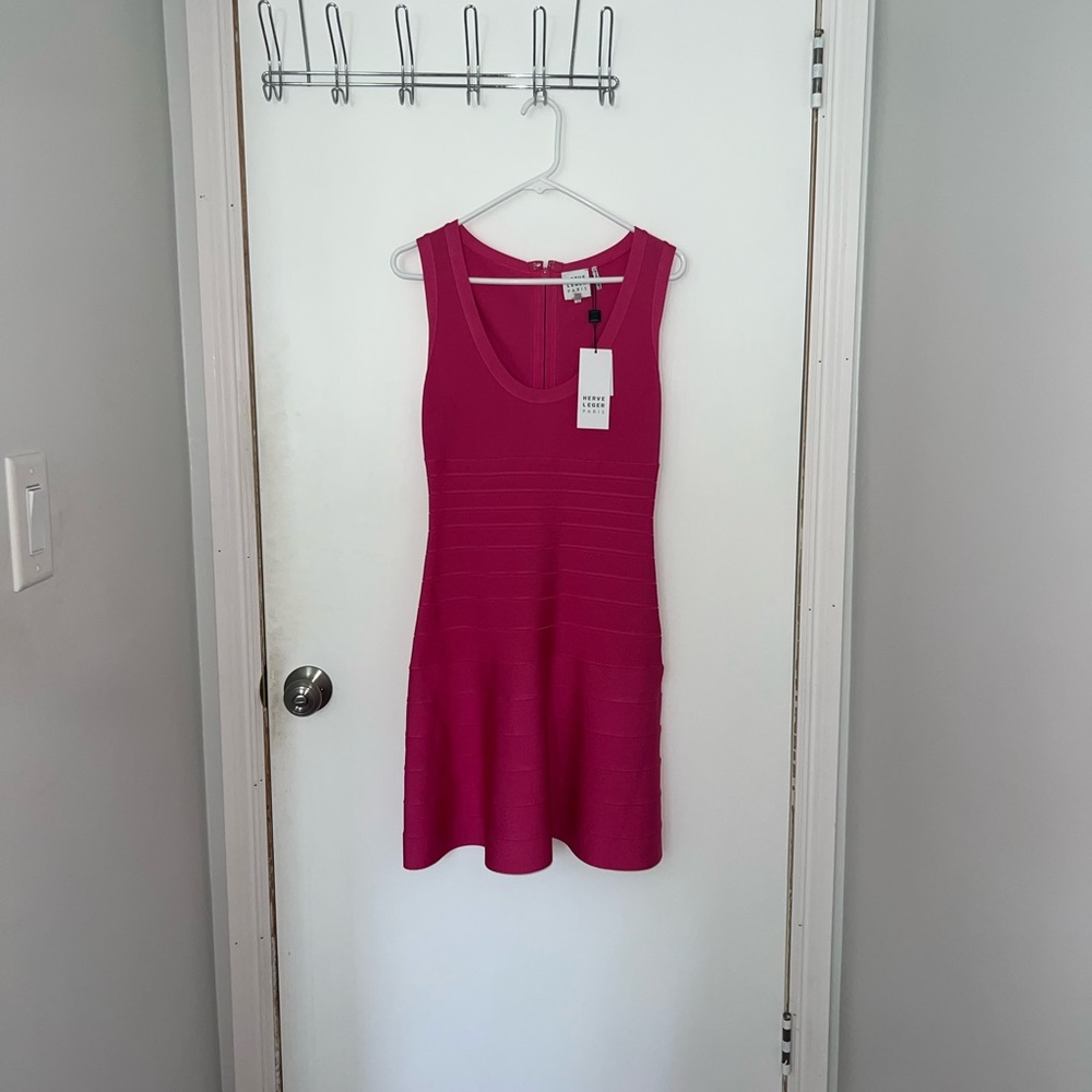 Herve Leger - Fit and Flare Dress - size L